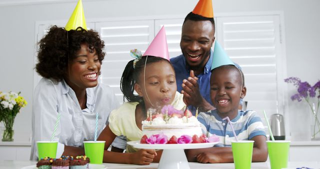 Family celebrating birthday - Download Free Stock Photos Pikwizard.com