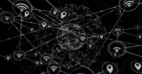 digital network connections illustrating global connectivity - Download Free Stock Images Pikwizard.com