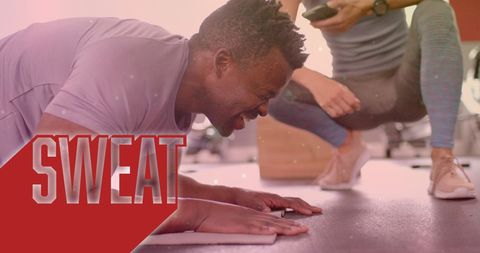 Intense Workout Session with Energetic Partners