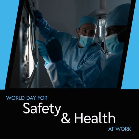 healthcare professionals promoting safety and health awareness - Download Free Stock Templates Pikwizard.com