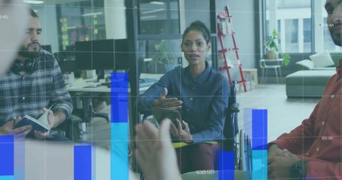 Collaborative Business Team Discussing Financial Strategies