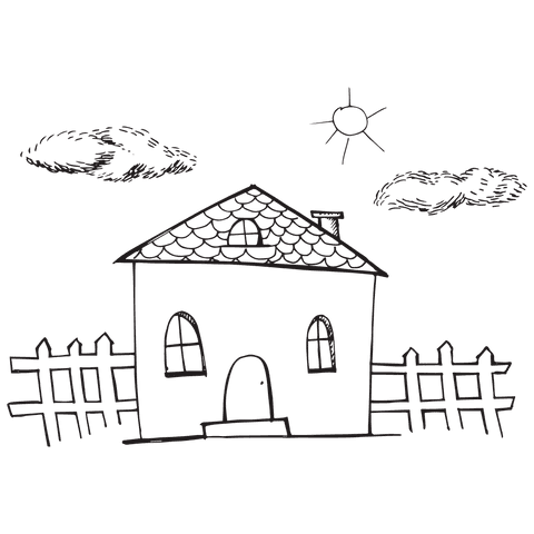 transparent doodle style house icon on clear background - Download Free Stock Videos Pikwizard.com