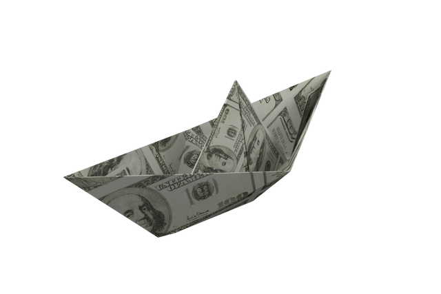 Paper Boat Made of Money on Transparent Background, Symbolizing Finance and Economy - Download Free Stock Videos Pikwizard.com