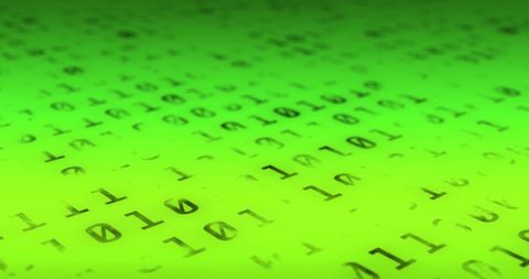 binary code flow on neon green background - Download Free Stock Images Pikwizard.com