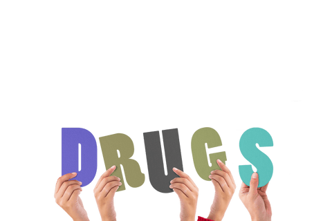 Hands Holding Drugs Text Illustration Transparent Background - Download Free Stock Videos Pikwizard.com