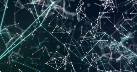 Abstract Network Design with Connecting Lines and Dots - Download Free Stock Images Pikwizard.com