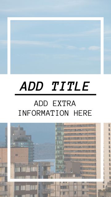 Urban Event Promotion Template with Cityscape Background - Download Free Stock Templates Pikwizard.com