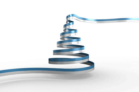 Digital Christmas Tree Symbol on Transparent Background - Download Free Stock Videos Pikwizard.com