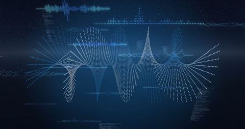 Digital Visualization of DNA Strand and Data Processing Overlay - Download Free Stock Images Pikwizard.com