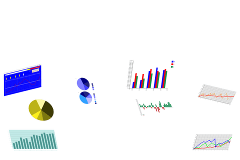 colorful digital charts on transparent background for data visualization - Download Free Stock Videos Pikwizard.com