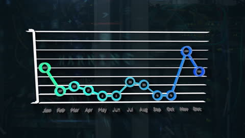 Dynamic Data Processing Over Server Room Background
