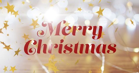 Festive Christmas Cheer with Anthropomorphic Bokeh Lights