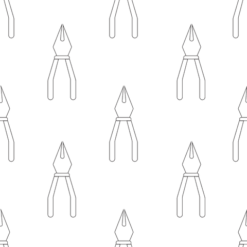 Seamless Black Pincer Pattern on Transparent Background - Download Free Stock Videos Pikwizard.com