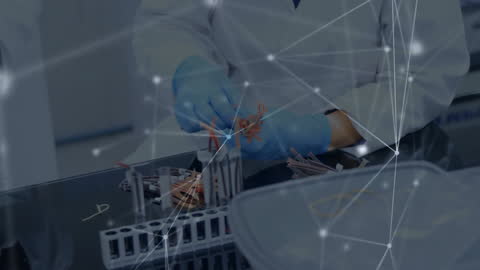 Female Scientist Analyzing Samples in Laboratory