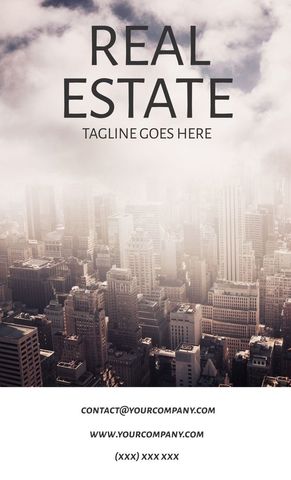 Urban Real Estate Promotion with High-Rise Cityscape - Download Free Stock Templates Pikwizard.com