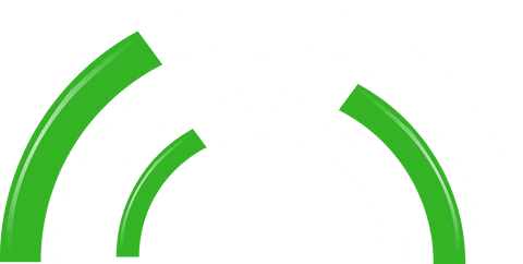 transparent storage meter icon with green arcs - Download Free Stock Videos Pikwizard.com