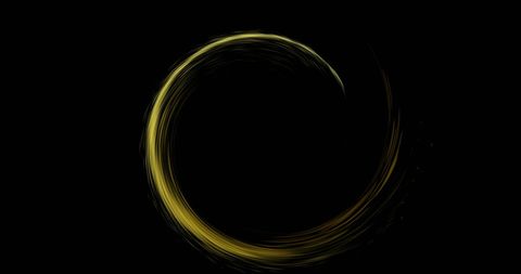 Glowing Circular Light Trail on Dark Background - Download Free Stock Images Pikwizard.com