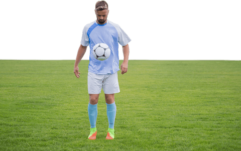 transparent soccer player focused on ball skills in action - Download Free Stock Videos Pikwizard.com