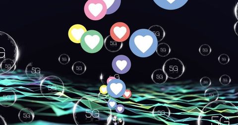Digital Connectivity with 5G and Social Media Concept - Download Free Stock Images Pikwizard.com