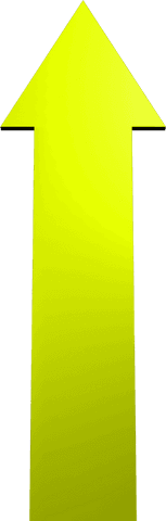 Yellow Up Arrow Digital Vector on Transparent Background - Download Free Stock Videos Pikwizard.com