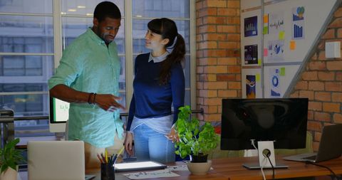 Diverse Young Professionals Collaborate in Modern Office Space - Download Free Stock Images Pikwizard.com