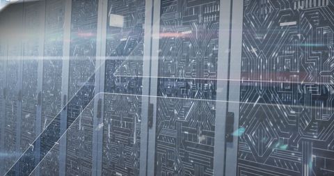 digital data processing concept with mathematical equations in server room - Download Free Stock Images Pikwizard.com