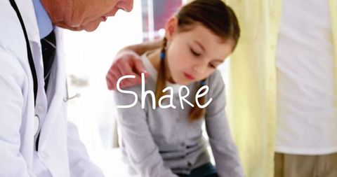 Pediatric Checkup with Caring Doctor and Supportive Father