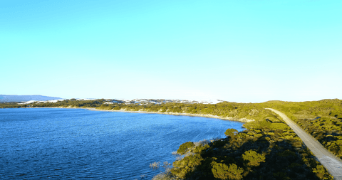 transparent scenic coastal landscape under clear blue sky - Download Free Stock Videos Pikwizard.com