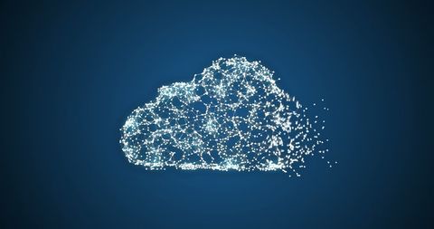 Digital Cloud Computing Network Structure - Download Free Stock Images Pikwizard.com