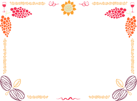 Colorful Floral and Fruit Border on Transparent Background - Download Free Stock Videos Pikwizard.com