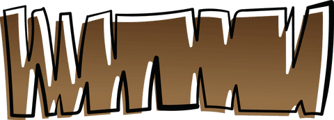 Brown Zig Zag Abstract Shape on Transparent Background - Download Free Stock Videos Pikwizard.com