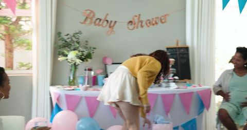 Joyful Friends Gathering at Vibrant Baby Shower