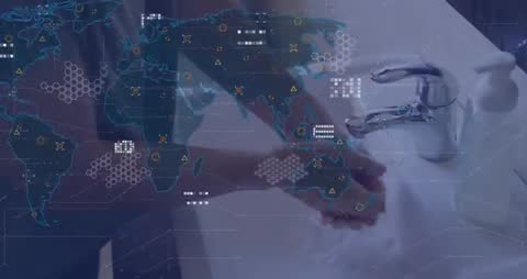 Global Health and Hygiene Connectivity Concept