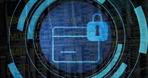 Futuristic Digital Wallet Security Concept with Data Overlay