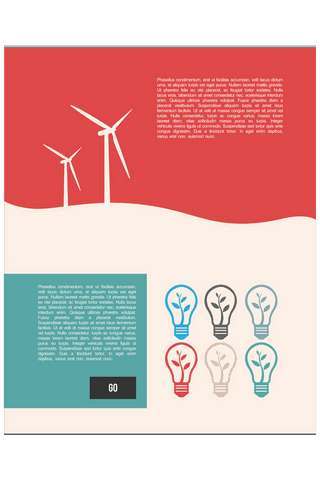 transparent ecological innovation design with windmills and eco bulbs - Download Free Stock Videos Pikwizard.com