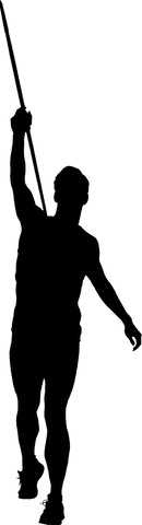 javelin thrower silhouette on transparent background - Download Free Stock Videos Pikwizard.com