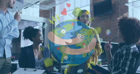 Diverse Team Discussing Creative Business Strategy