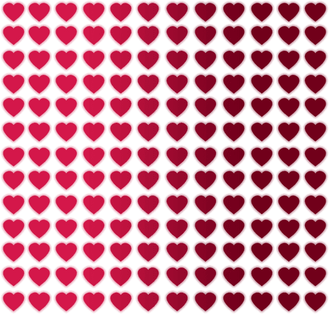 red heart pattern grid illustration on transparent background - Download Free Stock Videos Pikwizard.com