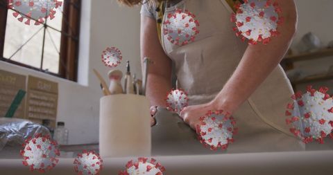 Creative pottery work during the global pandemic