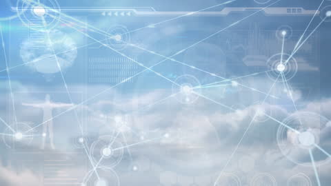 Futuristic Data Network Over Virtual Cloudscape