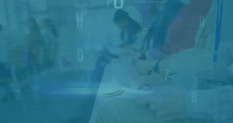 Innovative Business Networking Concept with Digital Interface