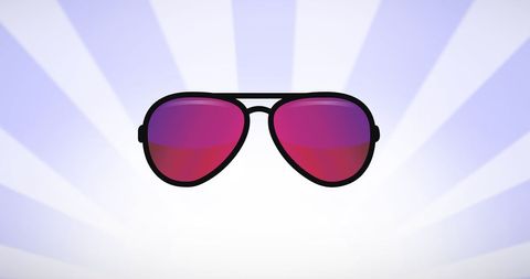 Stylish Sunglasses With Vibrant Purple Tinted Lenses on Radiant Background - Download Free Stock Images Pikwizard.com