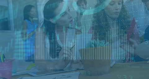 Team Collaboration with Financial Data Overlay in Office