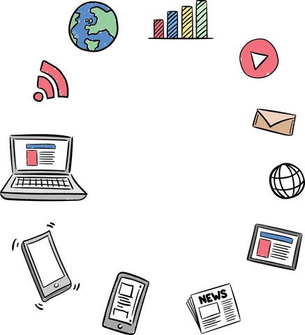 Digital Icons on Transparent Background for Global Business - Download Free Stock Videos Pikwizard.com
