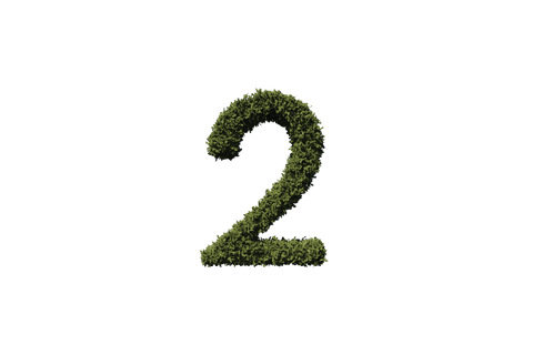 grass textured number 2 with transparent background for design - Download Free Stock Videos Pikwizard.com