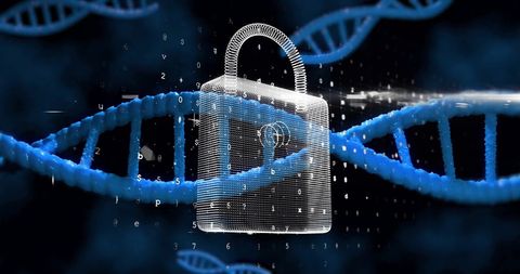 cyber security in genetic data processing - Download Free Stock Images Pikwizard.com