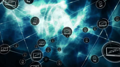 Futuristic Global Digital Connectivity Concept Background