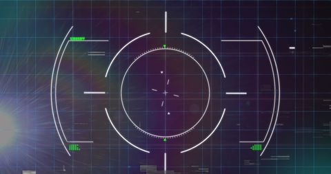 Digital Target Sight Interface with Data Visualizations - Download Free Stock Images Pikwizard.com