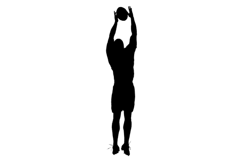 Transparent Silhouette of Male Footballer Jumping for Ball - Download Free Stock Videos Pikwizard.com