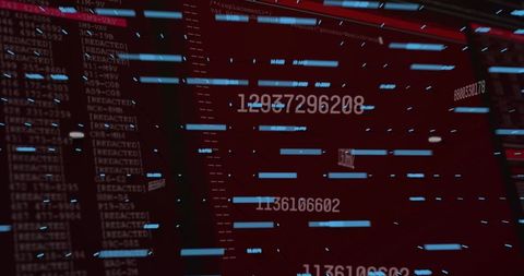 Redacted Code and Data Streams on Digital Interface Display - Download Free Stock Images Pikwizard.com